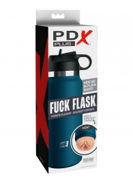 Мастурбатор-вагина в синей колбе F*ck Flask - Pipedream - в Нальчике купить с доставкой