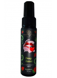 Спрей для горла Deep Throat с десенсибилизирующим эффектом и вкусом клубники - 50 мл. - БиоМед - купить с доставкой в Нальчике