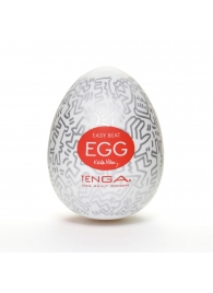 Мастурбатор-яйцо Keith Haring EGG PARTY - Tenga - в Нальчике купить с доставкой