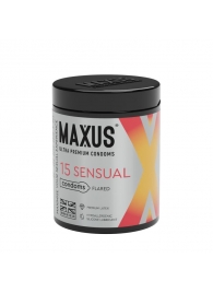 Анатомические презервативы MAXUS Sensual - 15 шт. - Maxus - купить с доставкой в Нальчике