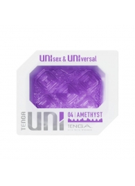 Фиолетовый мастурбатор-стимулятор Tenga Uni Amethyst - Tenga - в Нальчике купить с доставкой