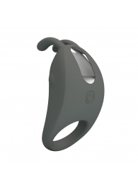 Серое эрекционное кольцо с вибрацией Master Ring - Baile - в Нальчике купить с доставкой