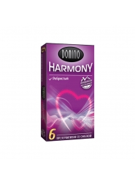 Презервативы с рёбрышками Domino Harmony - 6 шт. - Domino - купить с доставкой в Нальчике