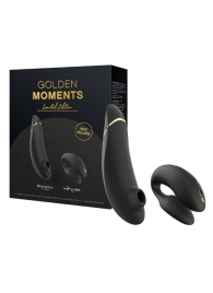 Набор для пар Golden Moments: Womanizer Premium 2 и We-Vibe Chorus - Womanizer купить в Нальчике с доставкой в Orgasmix.ru Набор для пар Golden Moments: Womanizer Premium 2 и We-Vibe Chorus - Womanizer