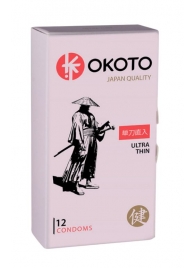 Тонкие презервативы OKOTO Ultra Thin - 12 шт. - Sitabella - купить с доставкой в Нальчике