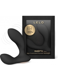 Черный вибростимулятор простаты Hugo 2 - Lelo - в Нальчике купить с доставкой