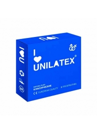 Классические презервативы Unilatex Natural Plain - 3 шт. - Unilatex - купить с доставкой в Нальчике