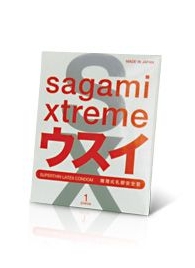 Ультратонкий презерватив Sagami Xtreme SUPERTHIN - 1 шт. - Sagami - купить с доставкой в Нальчике