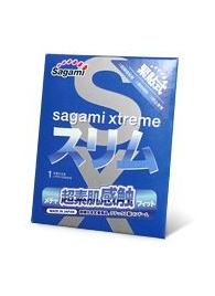 Презерватив Sagami Xtreme FEEL FIT 3D - 1 шт. - Sagami - купить с доставкой в Нальчике