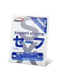 Презерватив Sagami Xtreme Ultrasafe с двойным количеством смазки - 1 шт. - Sagami - купить с доставкой в Нальчике