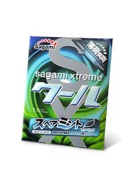 Презерватив Sagami Xtreme Mint с ароматом мяты - 1 шт. - Sagami - купить с доставкой в Нальчике