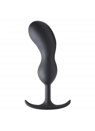 Черный массажер простаты с утяжелителями Premium Silicone Weighted Prostate Plug XL - 20,8 см. - XR Brands - в Нальчике купить с доставкой