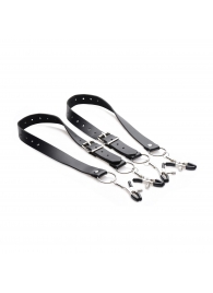 Ремни с зажимами для половых губ Spread Labia Spreader Straps with Clamps - XR Brands - купить с доставкой в Нальчике