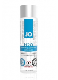 Возбуждающий лубрикант на водной основе JO Personal Lubricant H2O Warming - 120 мл. - System JO - купить с доставкой в Нальчике