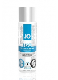 Охлаждающий лубрикант на водной основе JO Personal Lubricant H2O COOLING - 60 мл. - System JO - купить с доставкой в Нальчике