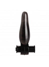 Дымчатая анальная мини-пробка с вибропулей Vibrating Bum Tickler Mini Anal Plug - 6,3 см. - XR Brands