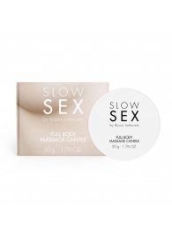 Массажная свеча для всего тела Slow Sex - 50 гр. - Bijoux Indiscrets - купить с доставкой в Нальчике