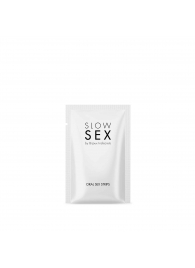 Полоски для орального секса Slow Sex Oral Sex Strips - 7 шт. - Bijoux Indiscrets - купить с доставкой в Нальчике