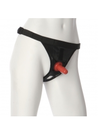Трусики со штырьком для фиксации насадок Ultra Harness with Plug - Doc Johnson - купить с доставкой в Нальчике