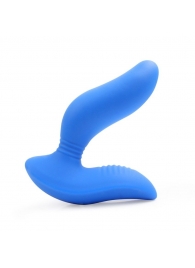 Синий вибромассажер простаты 3,5’’ Curve P-spot Massager - 12 см. - Erokay - в Нальчике купить с доставкой