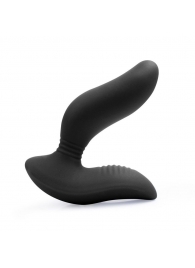 Черный вибромассажер простаты 3,5’’ Curve P-spot Massager - 12 см. - Erokay - в Нальчике купить с доставкой