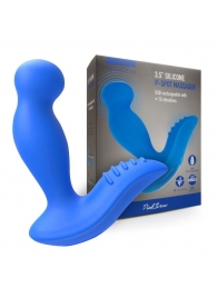 Синий вибромассажер простаты 3,5’’ P-spot Massager - 12,5 см. - Erokay - в Нальчике купить с доставкой