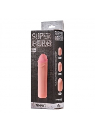 Фаллоудлинитель SUPER HERO Tempter - 16 см. - Lola Games - в Нальчике купить с доставкой