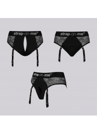 Трусики для фиксации насадок Strap-on-me Harness Lingerie Diva XS - Strap-on-me - купить с доставкой в Нальчике
