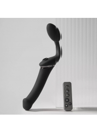 Черный безремневой вибрострапон Strap-On-Me Multi Orgasm Size XL - Strap-on-me купить в Нальчике с доставкой в Orgasmix.ru Черный безремневой вибрострапон Strap-On-Me Multi Orgasm Size XL - Strap-on-me - купить с доставкой в Нальчике