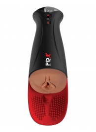 Мастурбатор-вагина в колбе с вибрацией Fuck-O-Matic Pro XL - Pipedream - в Нальчике купить с доставкой