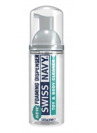 Очищающая пенка для игрушек и тела Toy   Body Cleaner Foamer - 47 мл. - Swiss navy - купить с доставкой в Нальчике