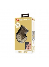 Дымчатая насадка на пенис и мошонку - Baile - в Нальчике купить с доставкой