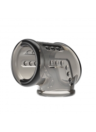 Дымчатая насадка на пенис и мошонку - Baile - в Нальчике купить с доставкой