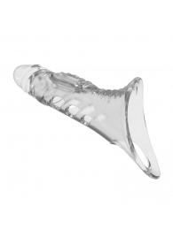 Прозрачная насадка на пенис - 22 см. - Baile - в Нальчике купить с доставкой