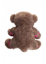 Бондажный набор: бурый мишка с розовыми оковами и наручниками - Pecado - купить с доставкой в Нальчике