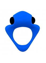 Синее эрекционное кольцо Wooomy Tribeс с вибрацией - Adrien Lastic - в Нальчике купить с доставкой