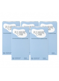 Набор из 5 упаковок ультратонких презервативов Pleasure Lab (по 12 шт.) - Pleasure Lab - купить с доставкой в Нальчике Набор из 5 упаковок ультратонких презервативов Pleasure Lab (по 12 шт.) - Pleasure Lab - купить с доставкой в Нальчике