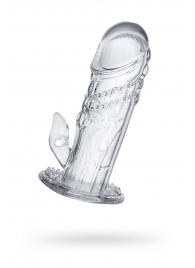 Прозрачная насадка на пенис Uco - 13 см. - A-toys - в Нальчике купить с доставкой