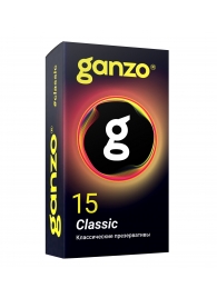 Классические презервативы с обильной смазкой Ganzo Classic - 15 шт. - Ganzo - купить с доставкой в Нальчике