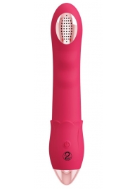 Малиновая насадка на душ с вибрацией Showers to orgasm - 20,1 см. - Orion - купить с доставкой в Нальчике