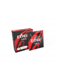 Презервативы с ароматом колы Expert Cola - 3 шт. - Expert - купить с доставкой в Нальчике