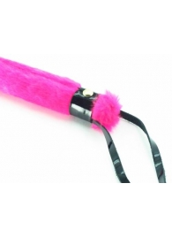 Нежная плеть с розовым мехом BDSM Light - 43 см. - БДСМ Арсенал - купить с доставкой в Нальчике