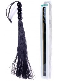 Черная силиконовая плеть - 37 см. - Boys of Toys - купить с доставкой в Нальчике