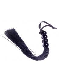 Черная силиконовая плеть - 37 см. - Boys of Toys - купить с доставкой в Нальчике