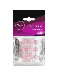 Прозрачная сквозная насадка на пенис с цветными шариками - Erowoman-Eroman - в Нальчике купить с доставкой