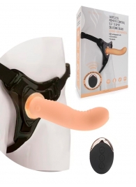 Женский вибрострапон со съемной насадкой и пультом ДУ - Erokay - купить с доставкой в Нальчике