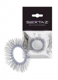 Круглое эрекционное кольцо с «ресничками» - Sextaz - в Нальчике купить с доставкой