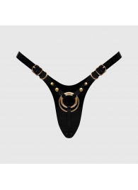 Черный пояс для фиксации насадок Strap-On-Me Leatherette Harness Fabulous - Strap-on-me - купить с доставкой в Нальчике