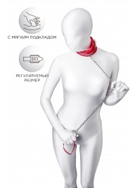 Красный ошейник с подкладкой из меха - ToyFa - купить с доставкой в Нальчике