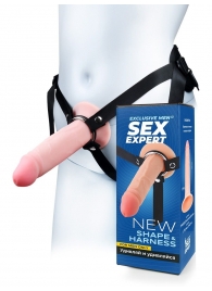 Мужской полый страпон на регулируемых ремнях - 18,5 см. - Sex Expert - купить с доставкой в Нальчике